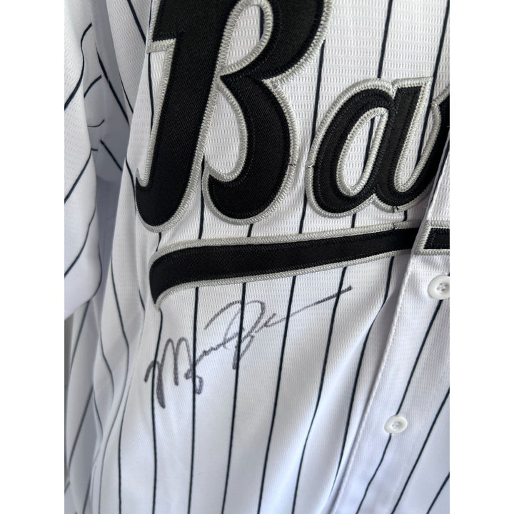 Michael Jordan Birmingham Barons signed jersey white with proof