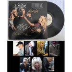 Load image into Gallery viewer, Fleetwood Mac Mirage Mick Fleetwood, Christine McVie, Stevie Nicks, Lindsey Buckingham, and John McVie signed with proof
