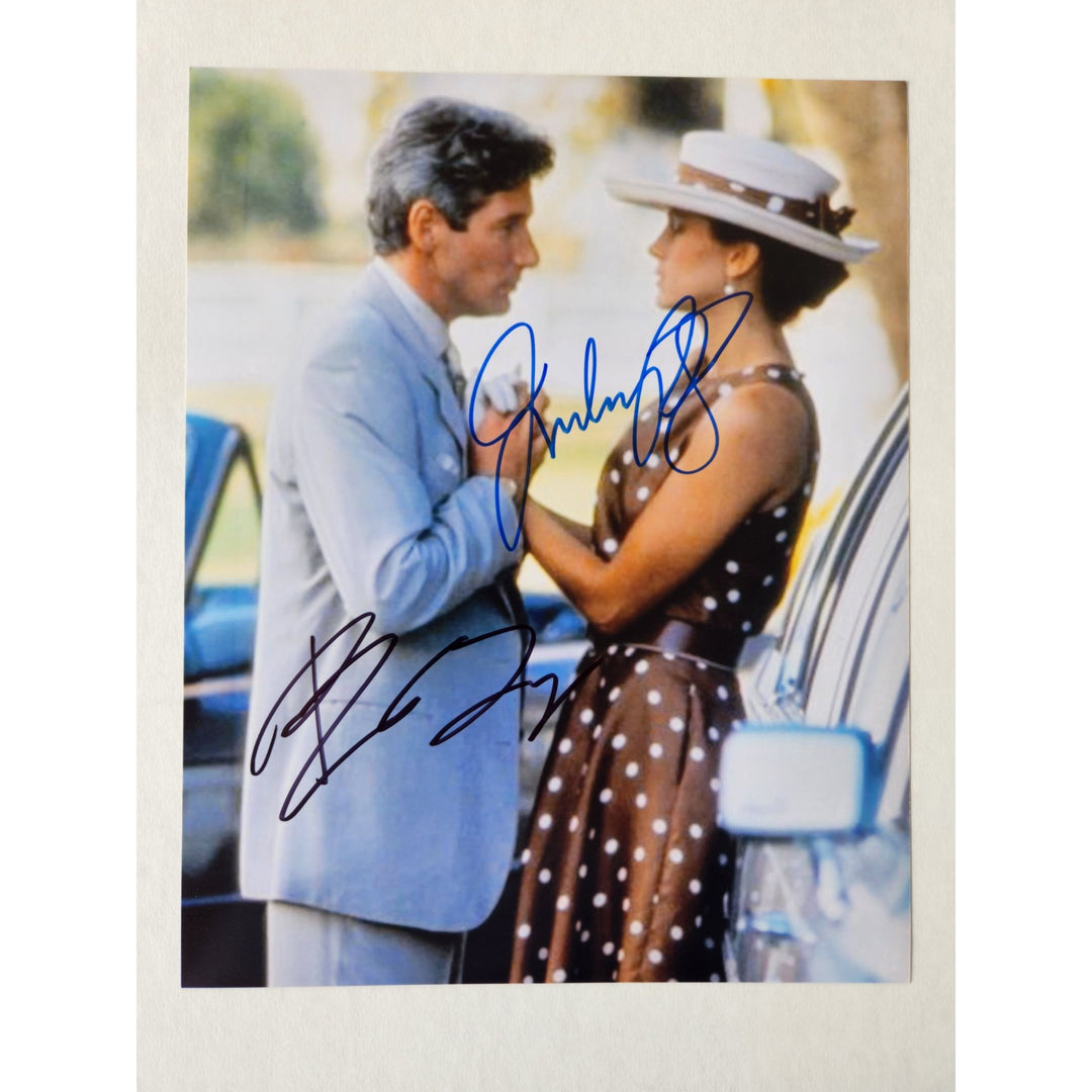 Pretty Woman Richard Gere and Julia Roberts 8x10 photo signed with proof