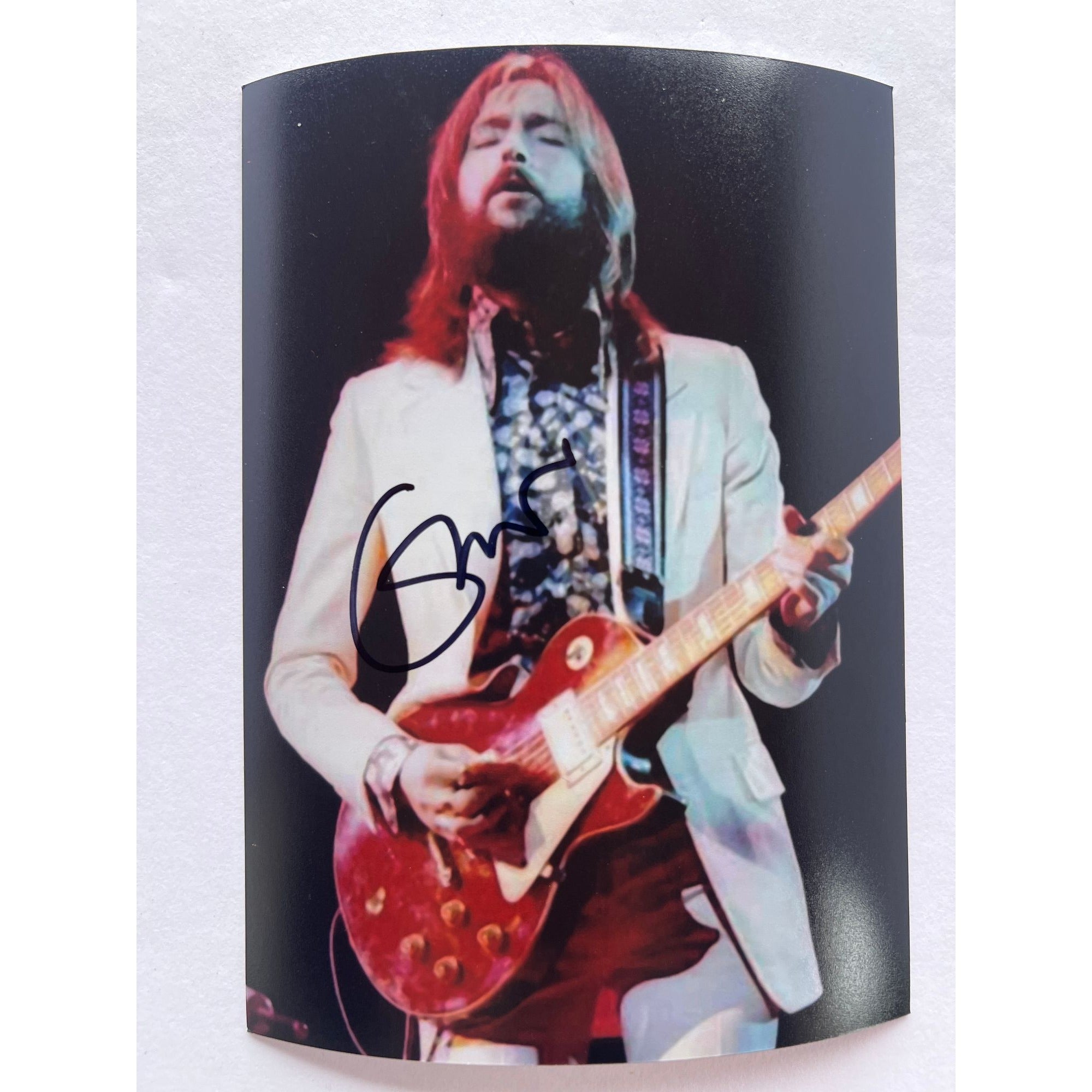 Eric Clapton 5x7 photograph signed with proof