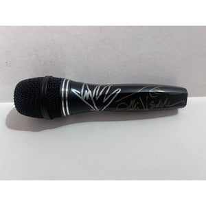 Eddie Vedder Pearl Jam Chris Cornell Soundgarden microphone signed with proof