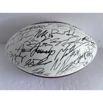 Load image into Gallery viewer, San Francisco 49ers 2023 24 Deebo Samuel, Brock Purdy Christian McCaffrey  full size team signed football with proof
