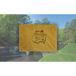Load image into Gallery viewer, Tiger Woods &quot;To Mike all the best&quot; 1997 Masters Golf pin flag signed with proof
