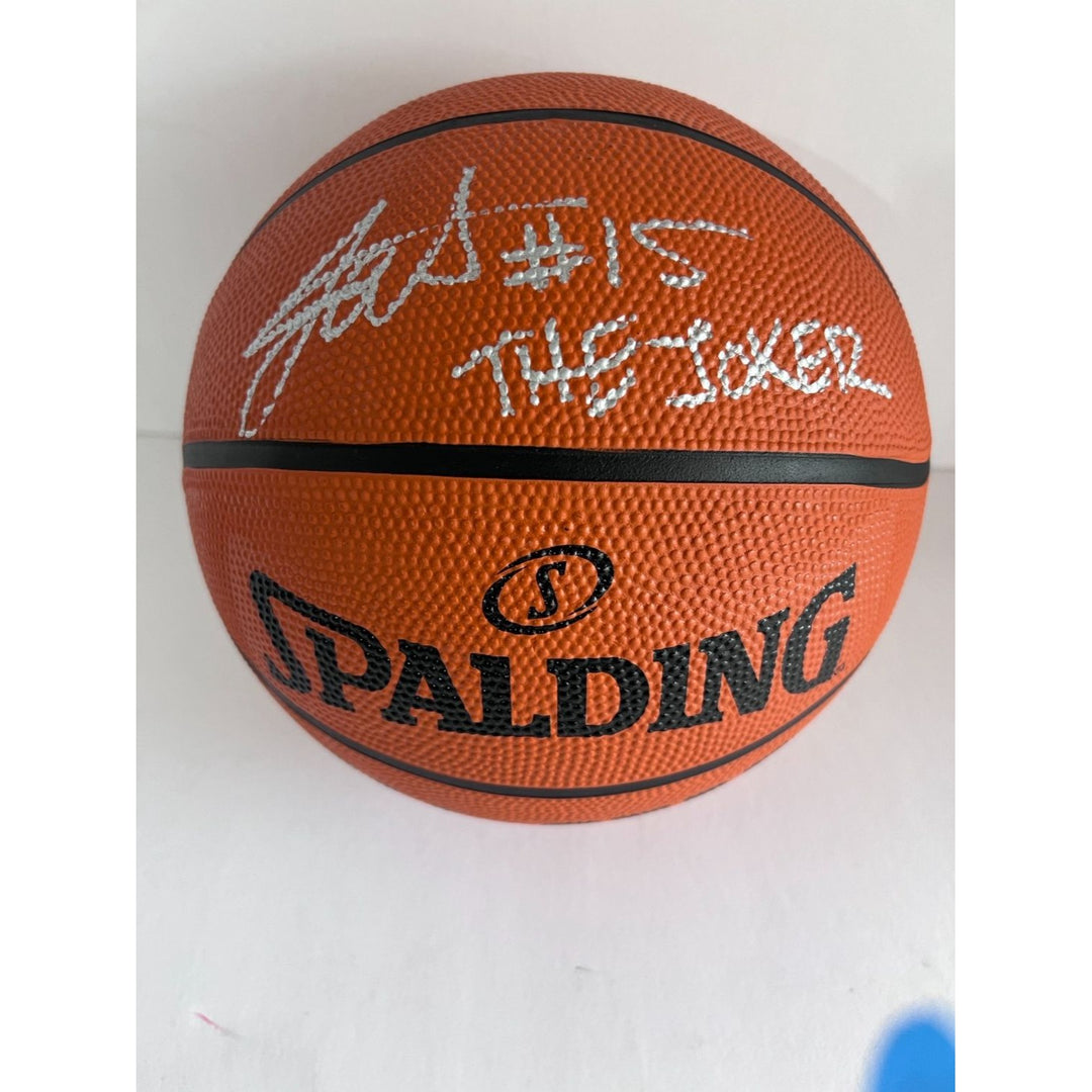 Nikola Jokic 'the Joker' Denver Nuggets Spalding NBA full size basketball signed with proof