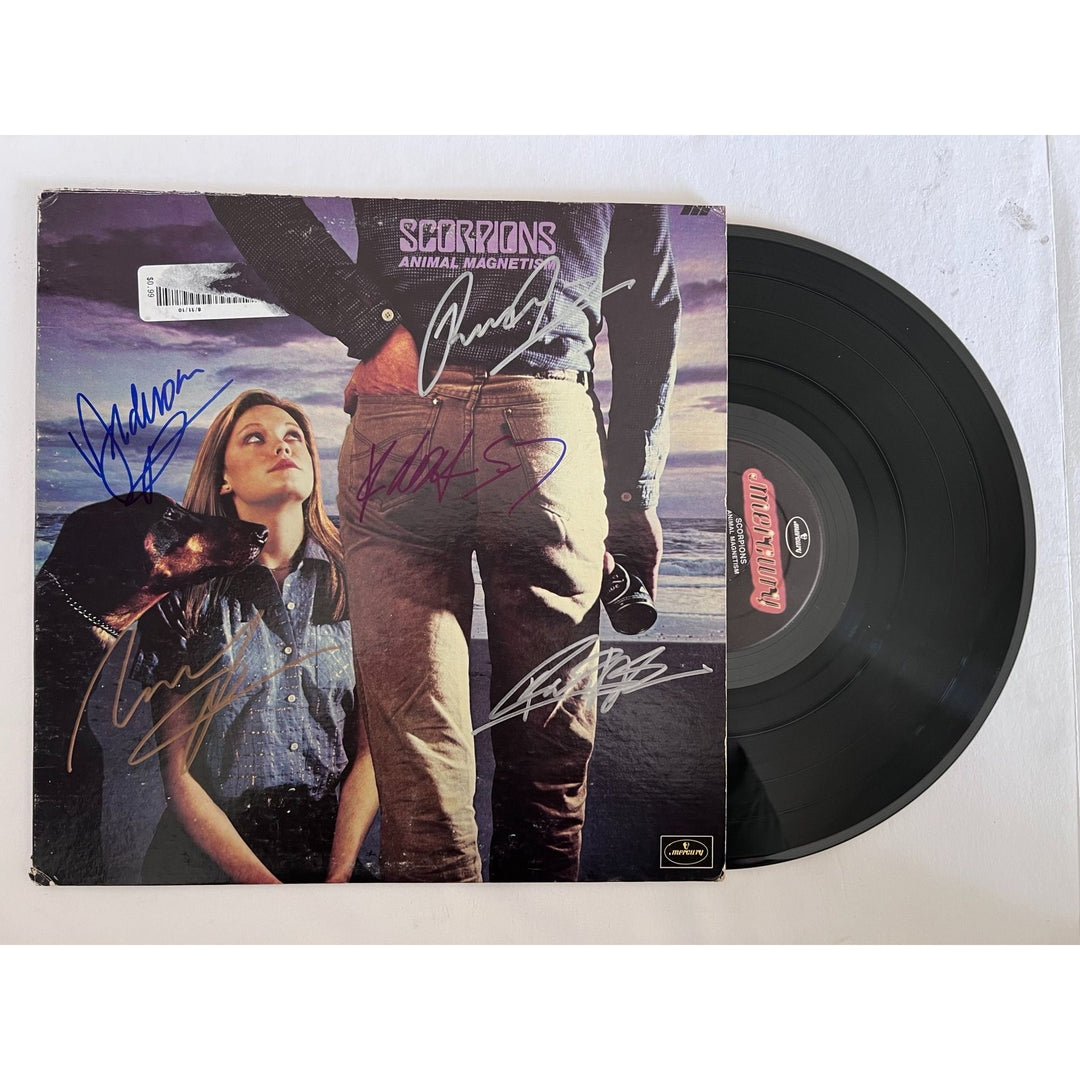 Scorpions "Animal Magnetism" LP signed with proof