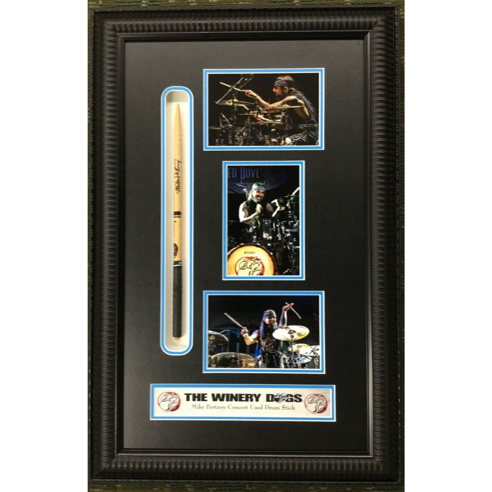Alex Van Halen of Van Halen Drumsticks signed with proof.