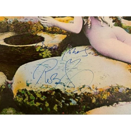 Led Zeppelin "Houses of the Holy" LP signed with proof.