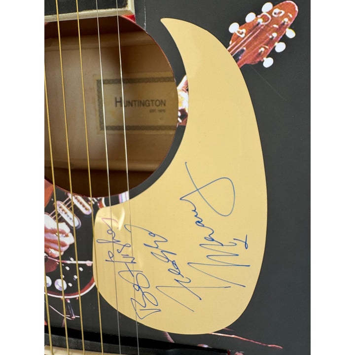 Freddie Mercury full size one of a kind acoustic guitar signed with proof.