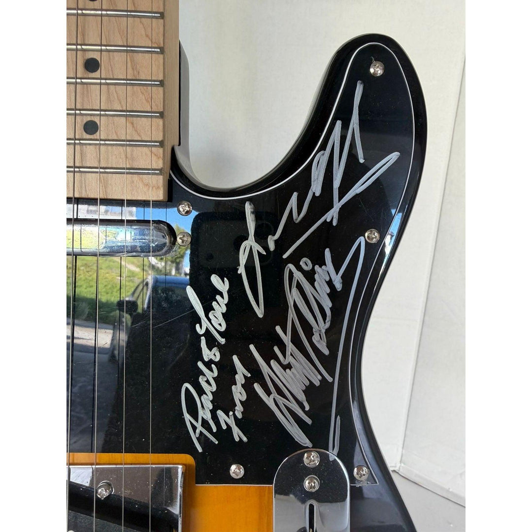 Albert Collins, Lonnie Mack and Roy Buchanan telecaster electric guitar signed