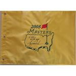 Load image into Gallery viewer, Tiger Woods &quot;To Steve all the best&quot; 2005 Masters Golf pin flag signed with proof
