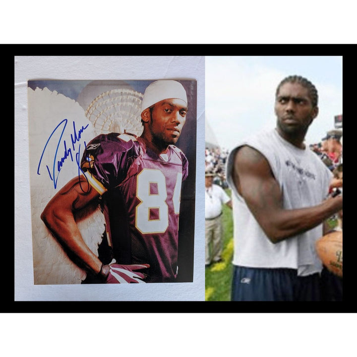 Randy Moss Minnesota Vikings and NFL Hall of Famer 8x10 photo signed with proof