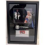 Load image into Gallery viewer, Beyonce Knowles and Jay Z One of a Kind microphone signed and framed with proof
