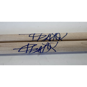 Travis Barker Blink-182 Drumsticks signed with proof