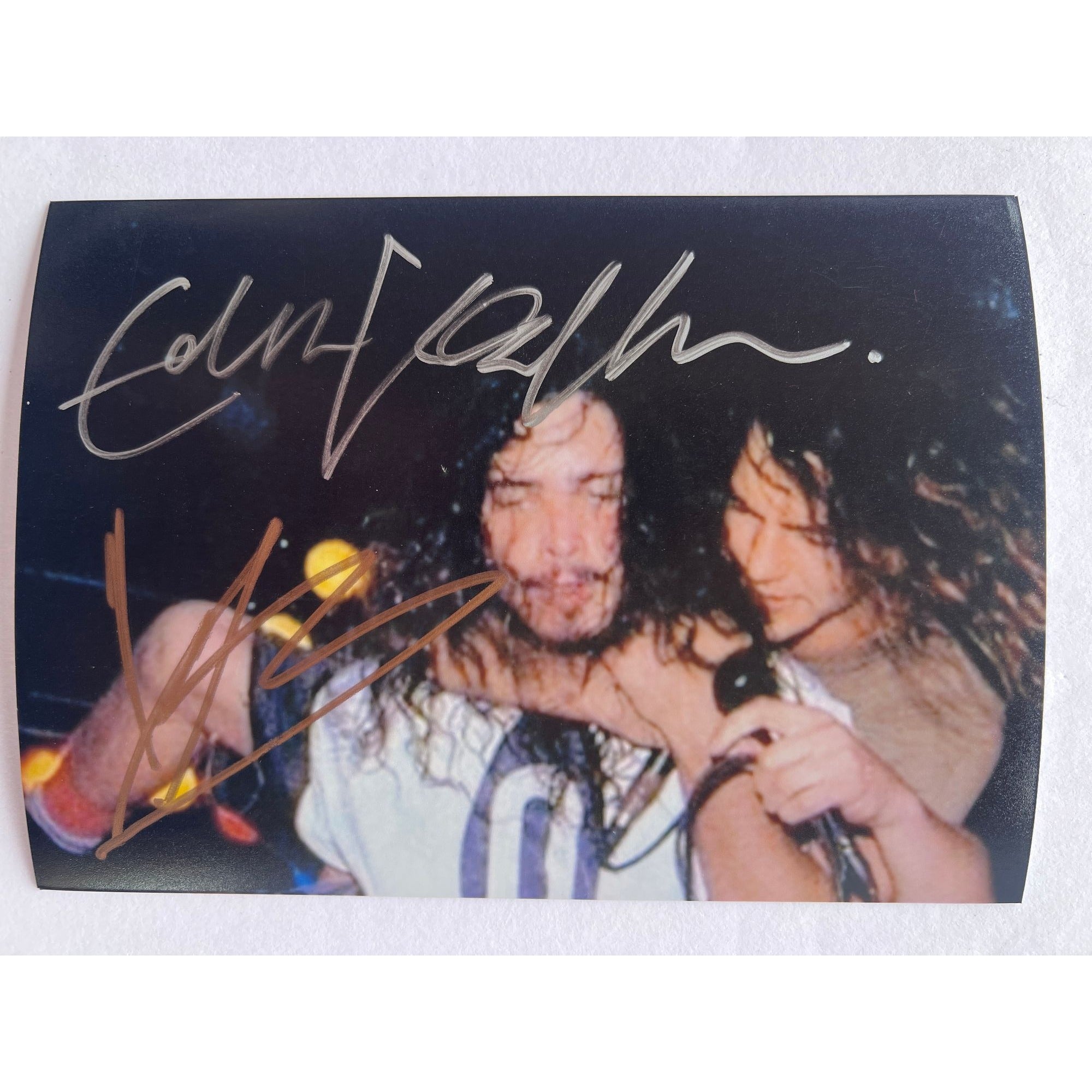 Eddie Vedder Pearl Jam Chris Cornell Sound Garden 5x7 photograph signed with proof