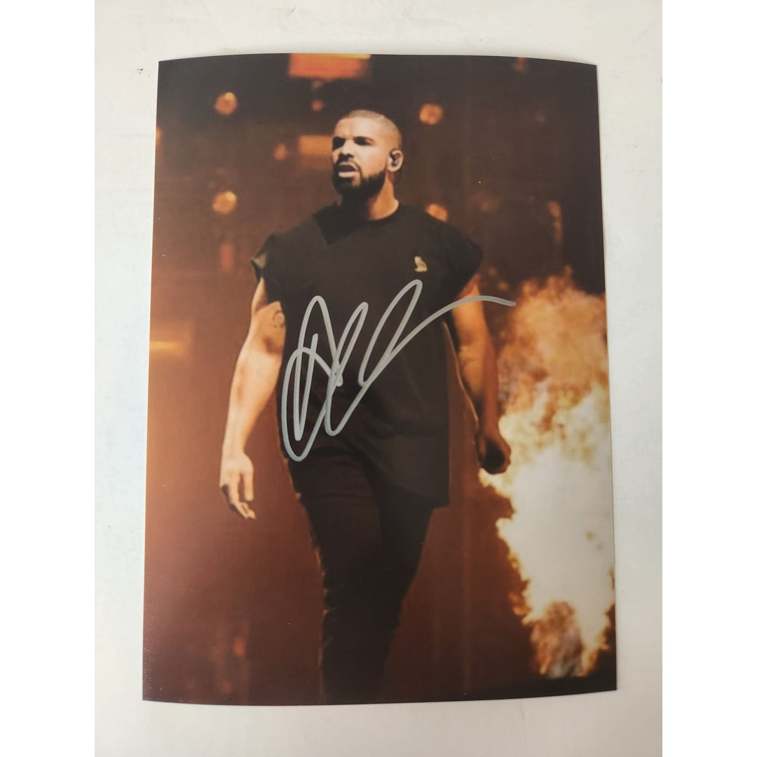 Aubrey Drake Graham 5x7 photo signed with proof