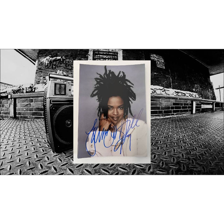 Lauryn Hill Lauryn Noelle Hill  5x7 photograph  signed with proof