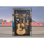 Load image into Gallery viewer, Kenny Rogers and Dolly Parton full size acoustic guitar signed with proof
