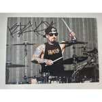 Load image into Gallery viewer, Travis Barker Blink-182 legendary drummer 5x7 photo signed with proof
