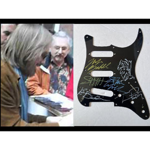 Tom Petty and the Heartbreakers  Stratocaster electric pickguard signed with proof