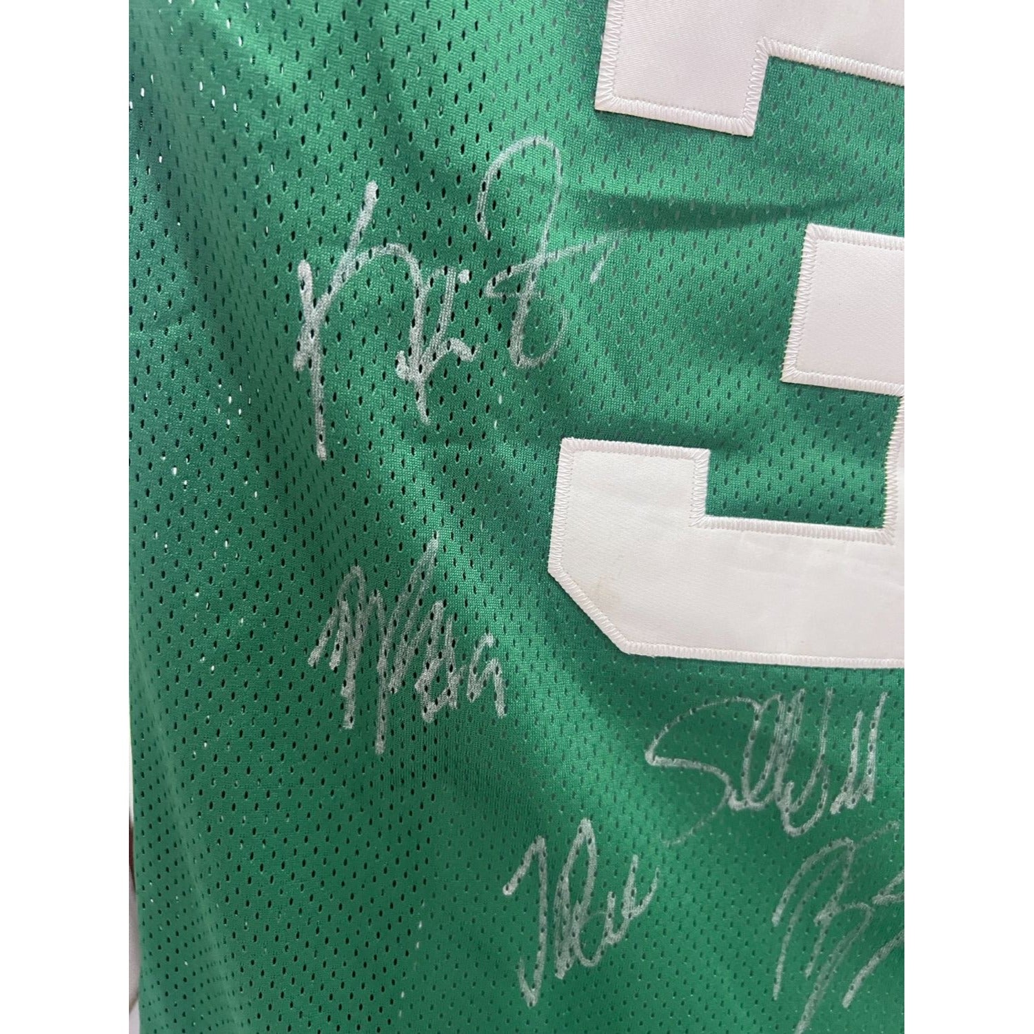 Boston Celtics 2007 2008 NBA champions Paul Pierce Kevin Garnett Ray Allen team sign game model jersey with proof