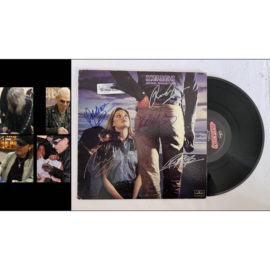 Scorpions "Animal Magnetism" LP signed with proof