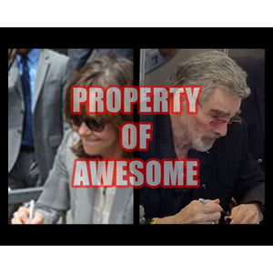 Burt Reynolds, Sally Field, Smokey and the Bandit metal license plate cast signed with proof