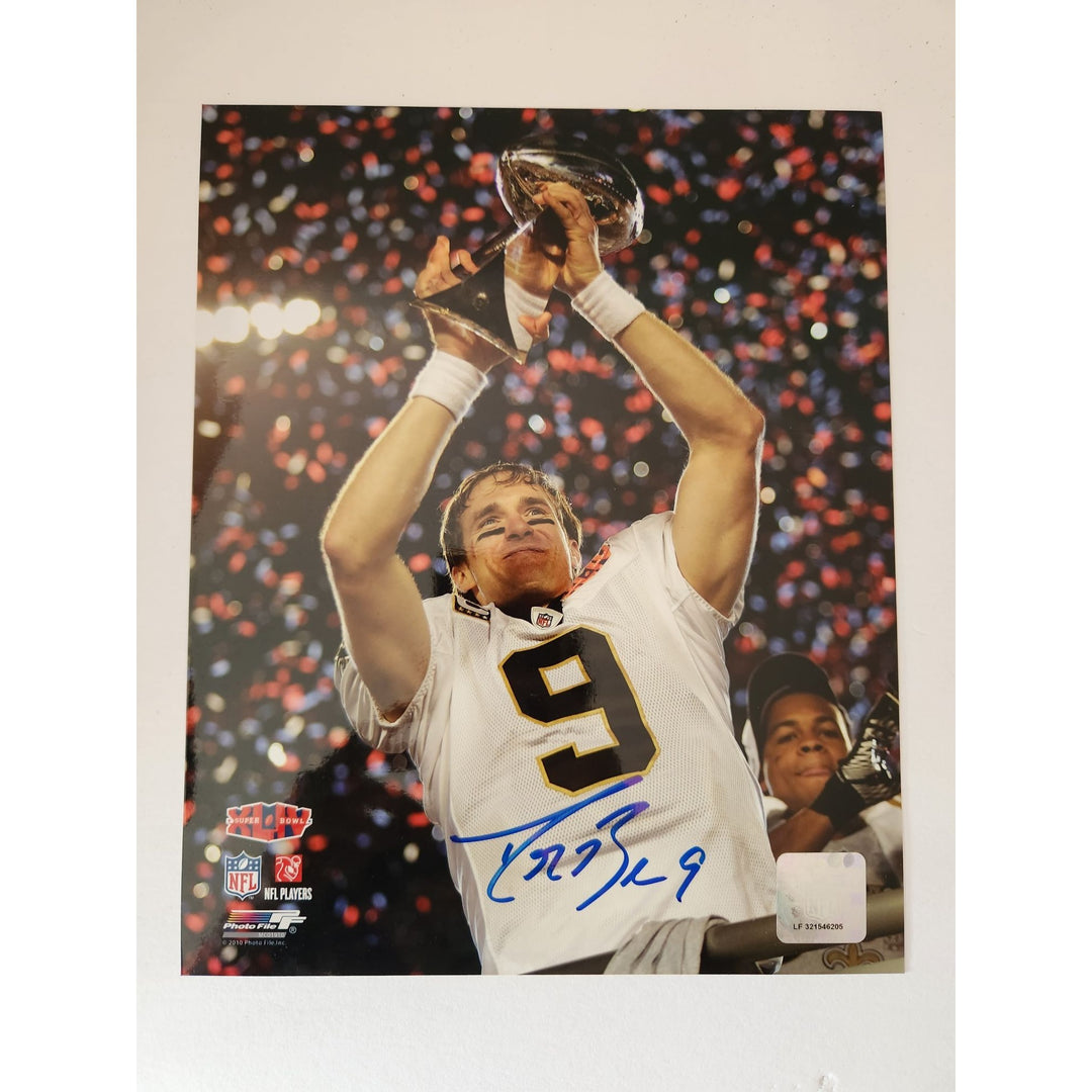 Drew Brees New Orleans Saints 8x10 photo signed