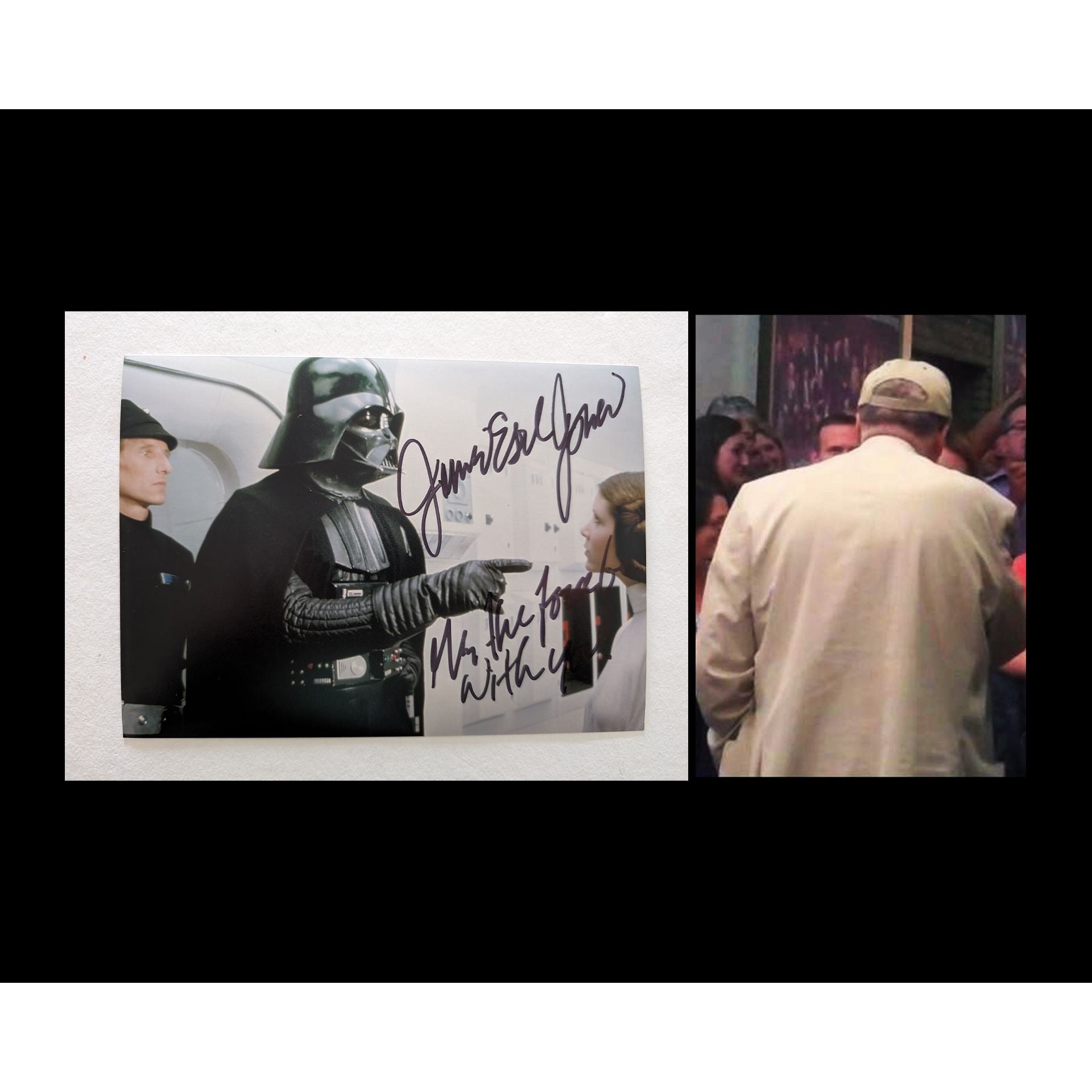 James Earl Jones Darth Vader Star Wars 5x7 photo signed with proof