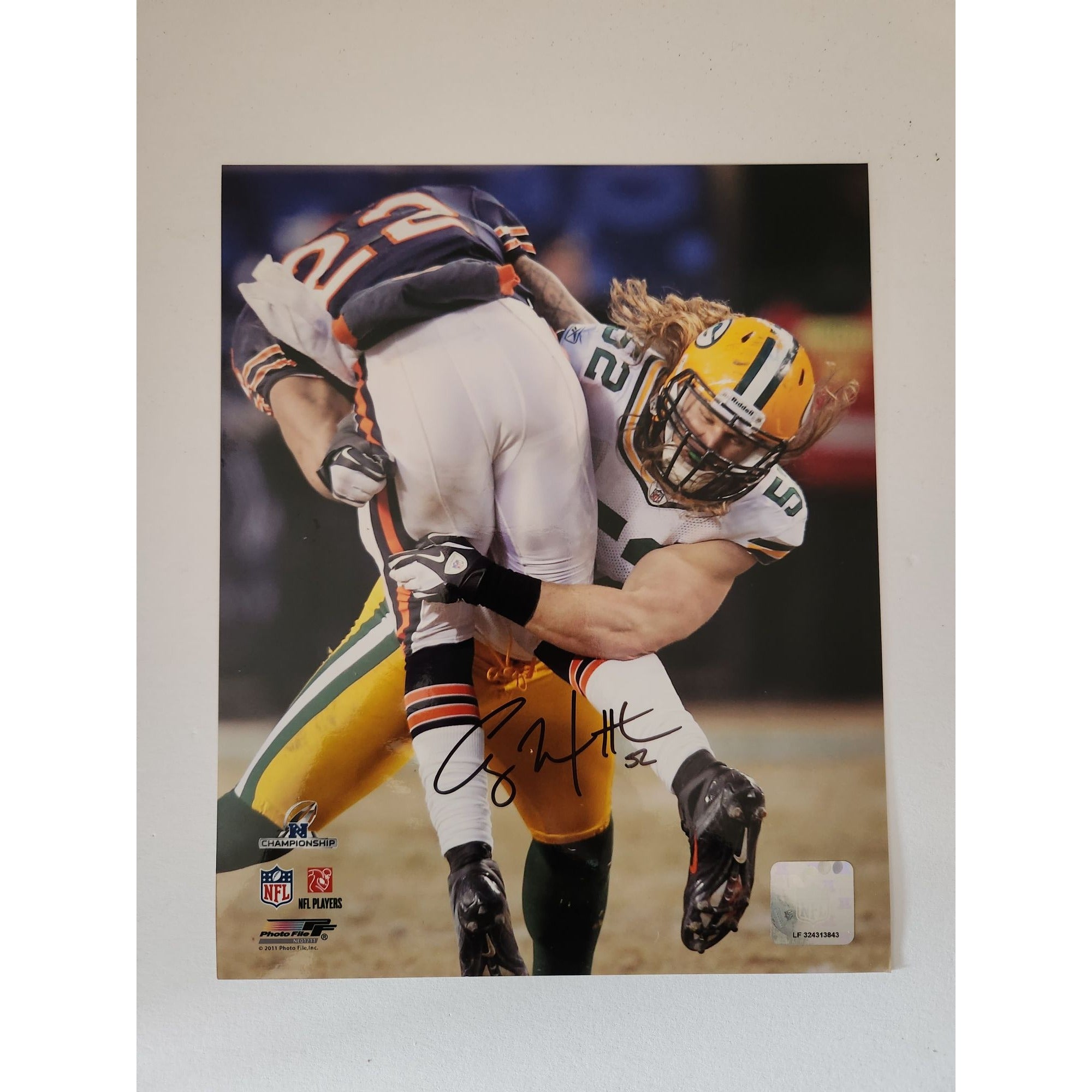 CLAY MATTHEWS GREEN BAY PACKERS AUTOGRAPHED