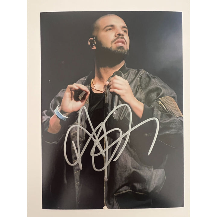 Drake Aubrey Drake Graham 5x7 photo signed with proof