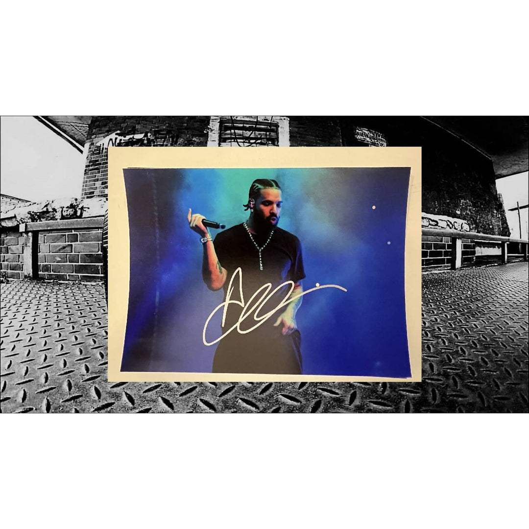 Drake Aubrey Drake Graham 5x7 photograph  signed with proof