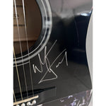 Load image into Gallery viewer, Waylon Jennings and Johnny Cash one of a kind full size acoustic guitar signed with proof
