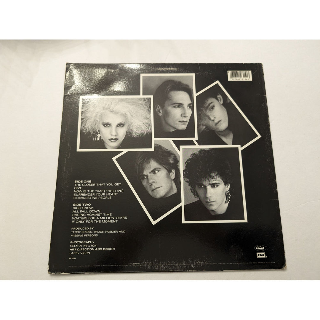 Missing Persons Dale Bozzio Warren Cuccurullo Patrick O'Hearn Rhyme and Reason original LP signed