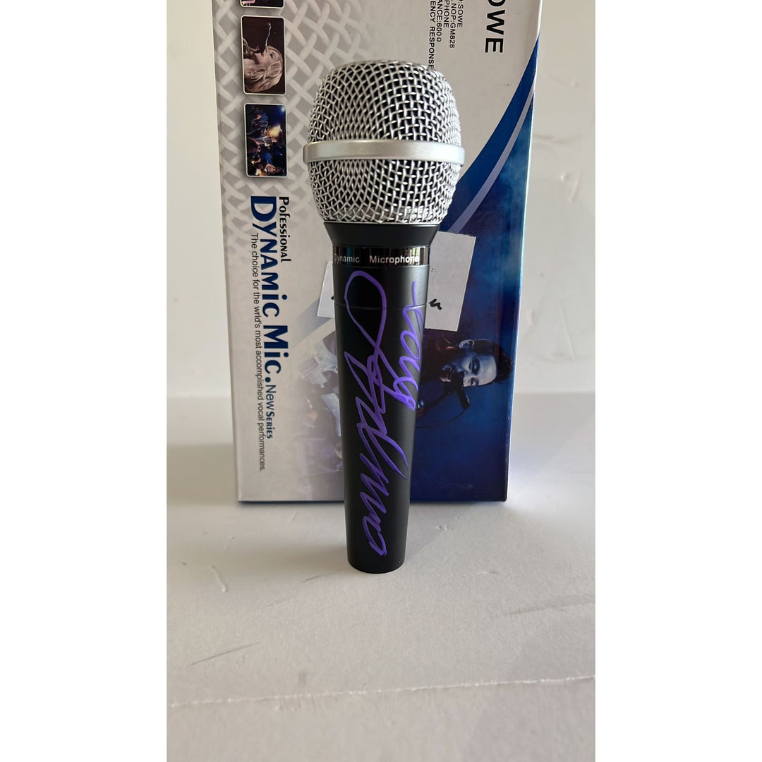 Madonna Ciccone microphone signed with proof