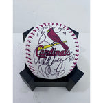 Load image into Gallery viewer, St Louis Cardinals Albert Pujols Adam Wainwright Yadier Molina baseball signed with proof
