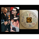 Load image into Gallery viewer, Rammstein Till Lindemann Richard Kruspe  Christian Lorenz band signed 14-in tambourine with proof
