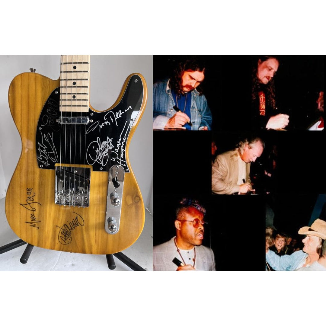 Gregg Allman Dickey bats Wayne Haynes The Allman Brothers Telecaster electric guitar signed with proof