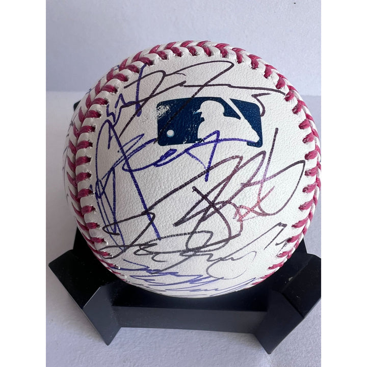 Los Angeles Dodgers 2024 Shohie Ohtani Freddie Freeman  Rawlings MLB game ball team signed with proof