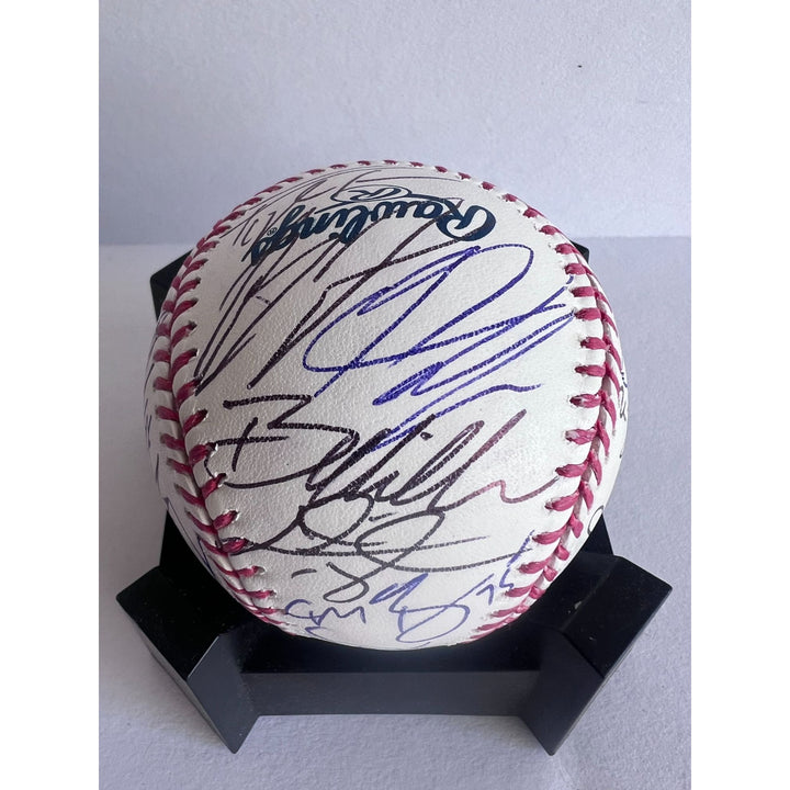 Los Angeles Dodgers 2024 Shohie Ohtani Freddie Freeman  Rawlings MLB game ball team signed with proof