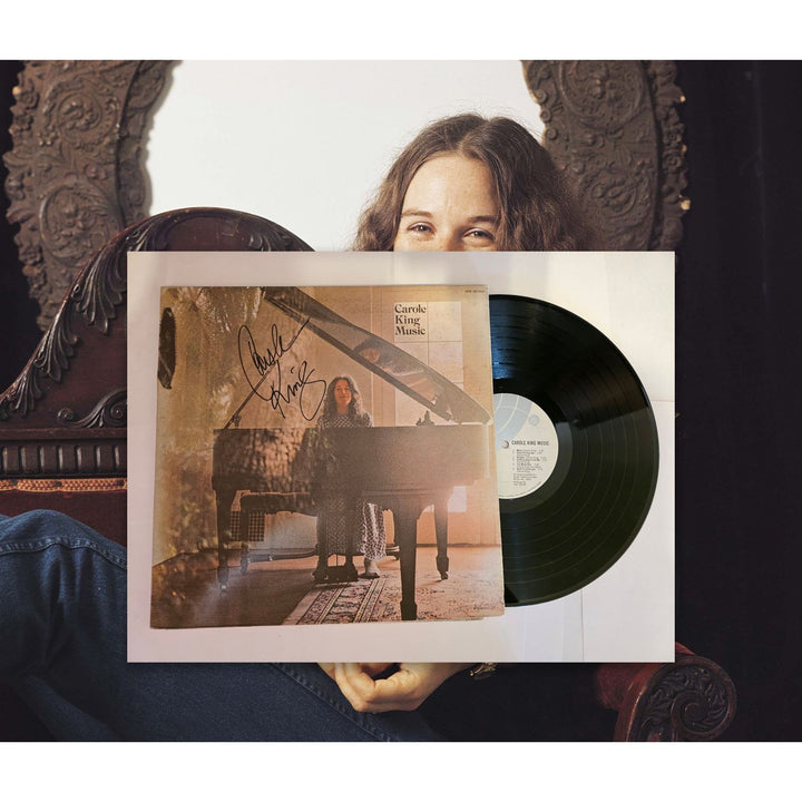 Carole King "Music" LP signed with proof.