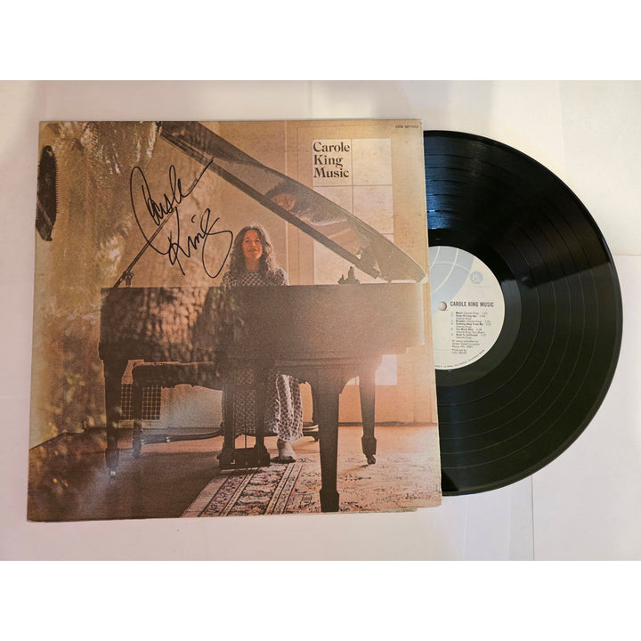 Carole King "Music" LP signed with proof.