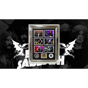 Black Sabbath Ozzy Osbourne  Ronnie James Dio Tony Iommi Geezer Butler Bill Ward Ian Gillan 5x7 photos in museum quality frame