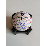 Load image into Gallery viewer, Houston Astros Framber Valdez Justin Verlander, Alex Bregman, Yordan Alvarez, Jose Altuve, 2022 World Champs team signed baseball with proof
