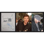 Load image into Gallery viewer, The Beatles Paul McCartney Ringo Starr Fender Stratocaster electric guitar pickguard signed with proof
