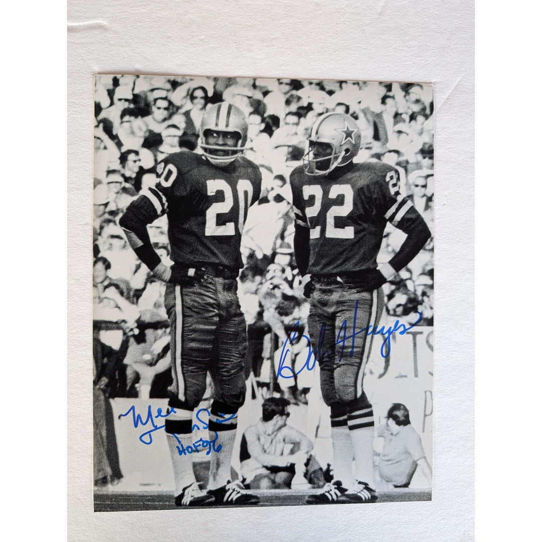 Mel Renfro and Bob Hayes Dallas Cowboys 8x10 photo signed Awesome Artifacts