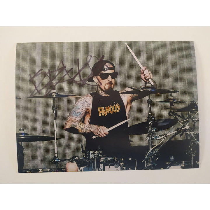 Travis Barker Blink 182 drummer 5x7 photo signed with proof