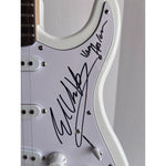 Load image into Gallery viewer, Van Halen Eddie Alex Sammy David Lee Stratocaster Huntington electric guitar signed with proof
