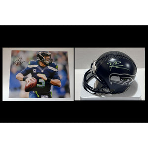 Russell Wilson Seattle Seahawks 8x10 photo signed with proof