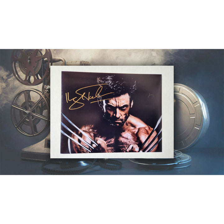 Hugh Jackman Wolverine 8x10 photo sign with proof