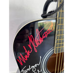 Load image into Gallery viewer, Fleetwood Mac Stevie Nicks Peter Green Mick Fleetwood John and Christy McVie Lindsay Buckingham  full size acoustic guitar signed with proof
